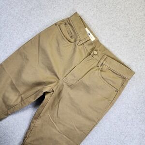 Onward Reserve 5 Pocket Chino Pants Mens 30x30 Green Stretch Casual Straight Leg